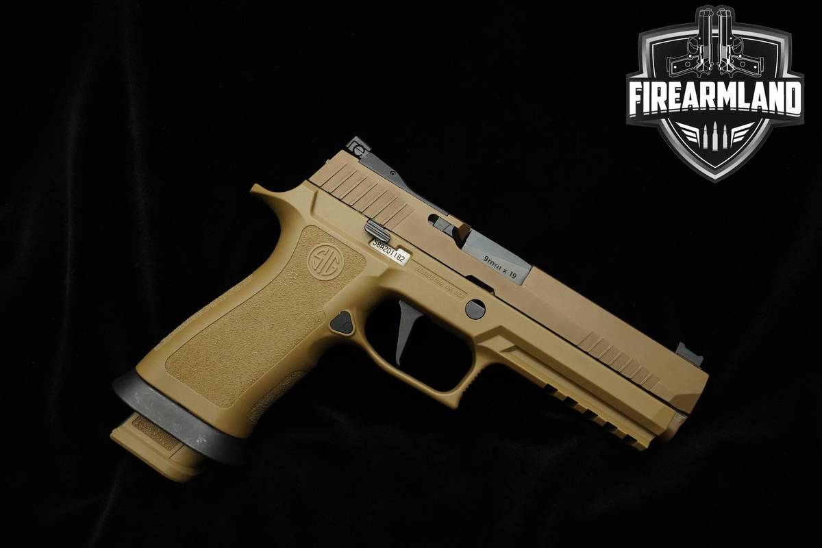 Sig Sauer P320 XFIVE 9mm 5" FDE P320 X-Five +3 MAGS & ORIG CASE