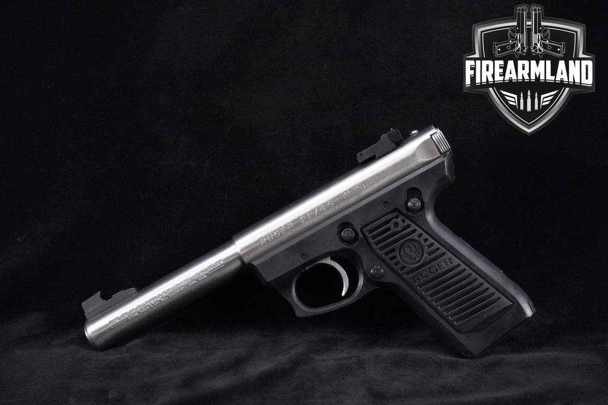 Ruger Model 22/45 Target 22LR 7" Stainless Steel Ruger 22/45 +2 MAGS