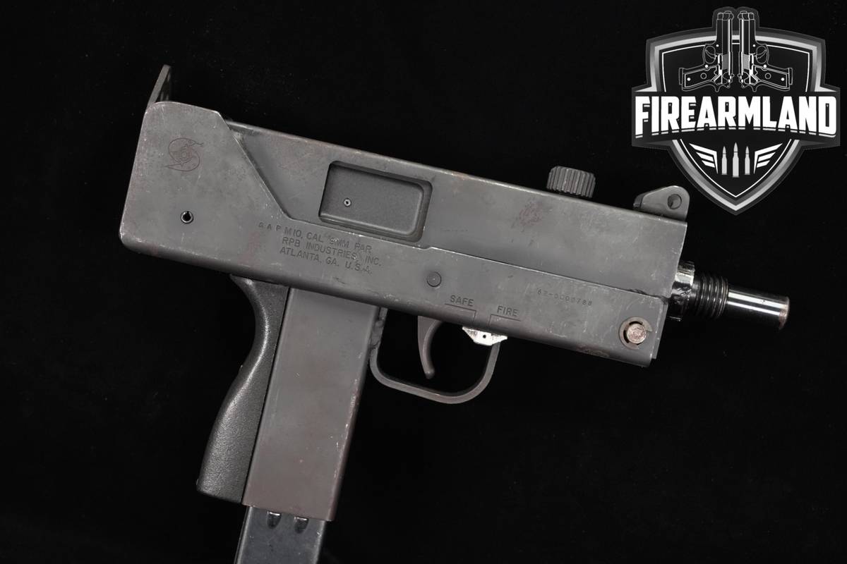 Pre-1982 RPB Industries OPEN-BOLT SAP MAC-10 9mm 5.5" COBRAY M10