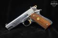 1978 Colt 1911A1 Combat Commander .38 Super Nickel Plated in Fair Condition Image 2