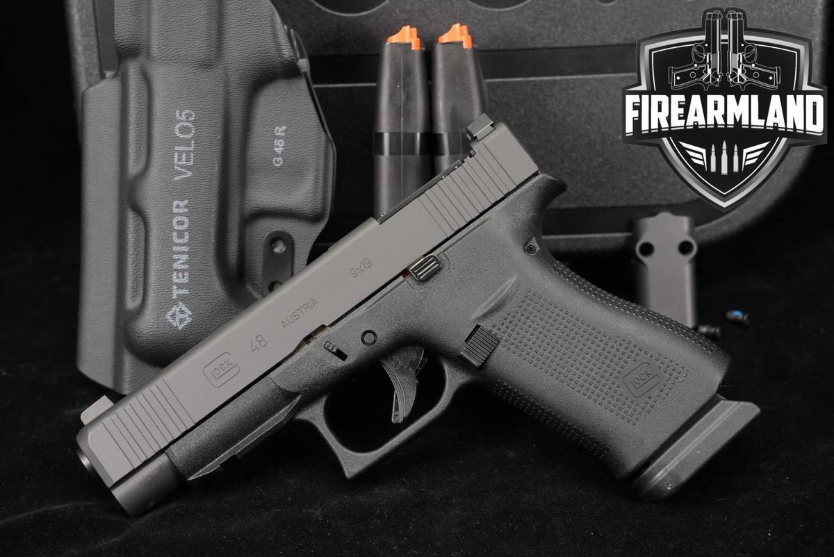 Glock 48 MOS G48 Slimline 9mm 4.17" +3 MAGS, ORIG CASE & HOLSTER