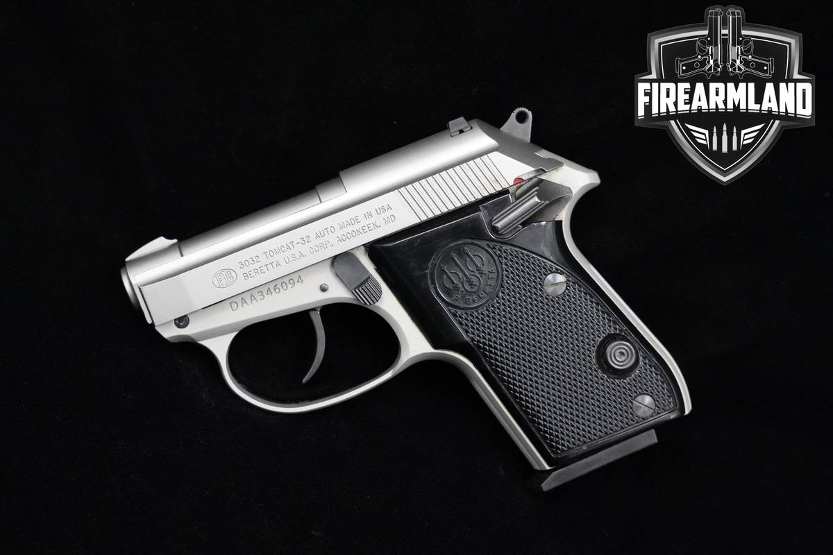 2003 Beretta Model 3032 Tomcat Inox 32 ACP 2.4" Beretta 3032 +ORIG CASE