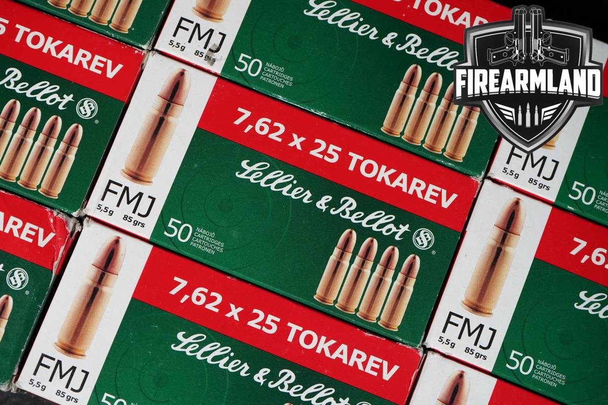 500 RDS! 7.62X25mm Tokarev Ammo 762 Ammunition 7.62x25