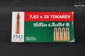 Sellier & Bellot FMJ 7.62X25mm Tokarev in New - Old Stock Condition Image 3