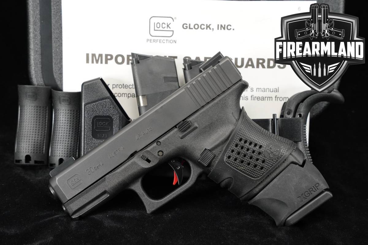 UPGRADES Glock 30 Gen4 G30 Gen 4 45 ACP 3.78" +3 MAGS & ORIG CASE