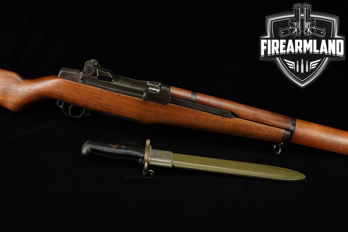 Springfield Armory M1 Garand 30-06 24" Parkerized & Walnut M-1 +BAYONET