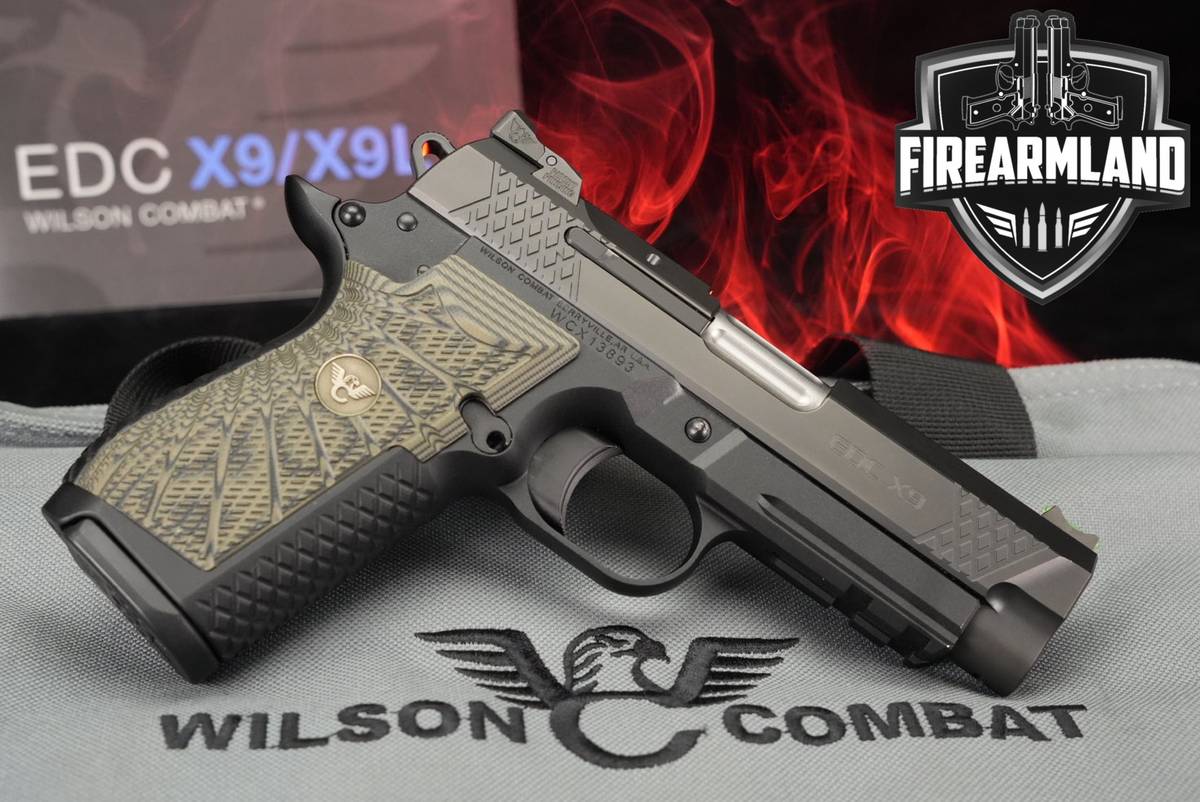 Wilson Combat WC EDC X9 Light Rail 9mm 1911 4" EDCX9 2011 +ORIG CASE
