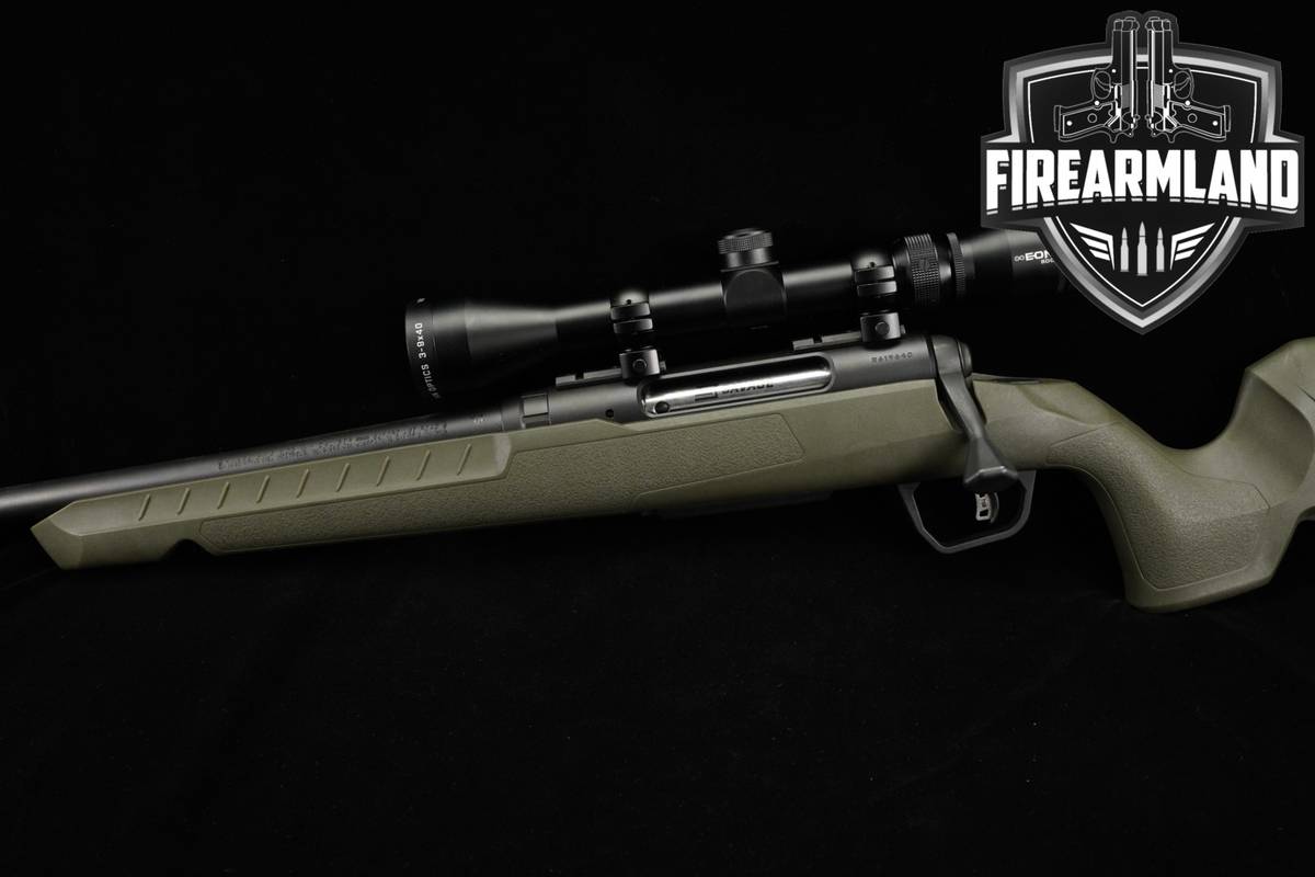 LEFT-HAND Savage Arms AXIS II Compact 308 Winchester 20 Black & OD Green