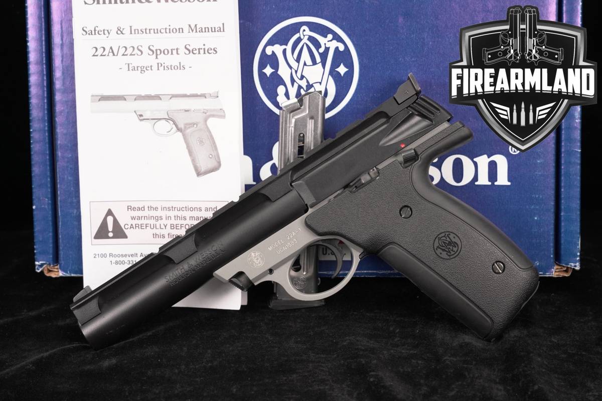 Smith & Wesson Model 22A-1 S&W 22LR 5.5" 22 A1 +2 MAGS & ORIG BOX