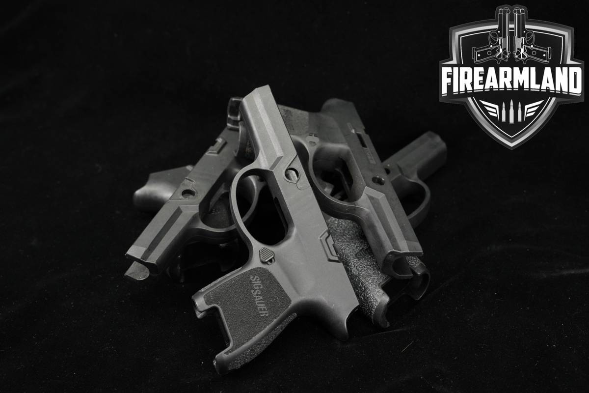 FIVE 5 Sig Sauer P320 P250 GRIP MODULES LOT Pistol Frames P-320 250