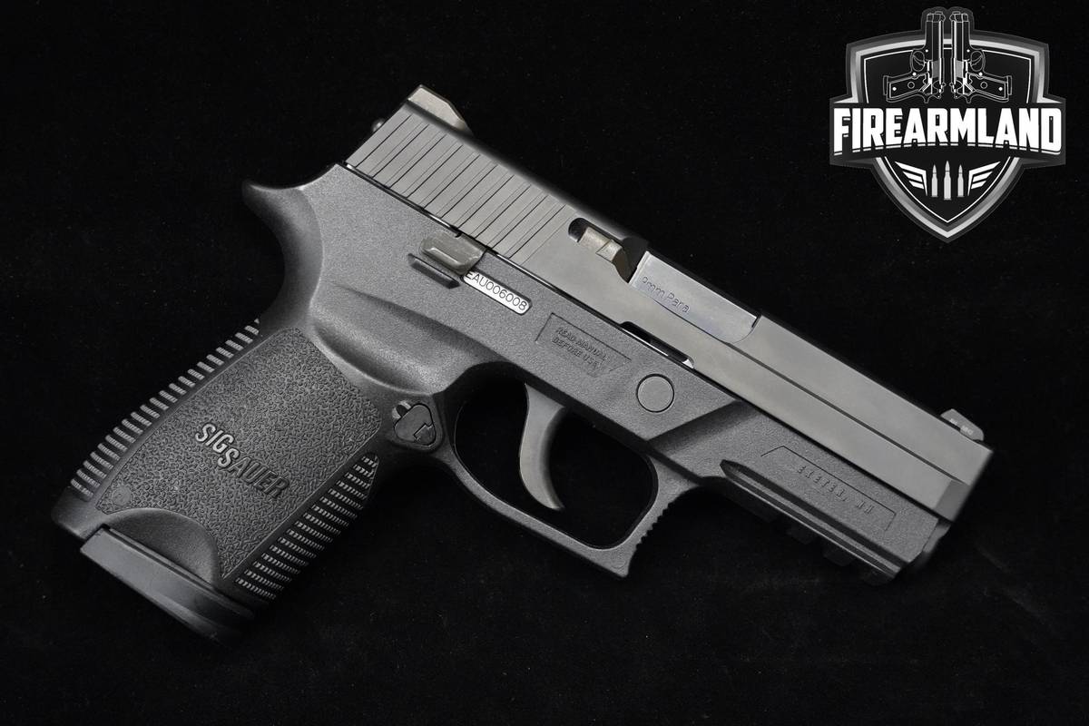 Sig Sauer P250 9mm P250 Sig-Sauer P-250 +4 MAGS, ORIG CASE & HOLSTER