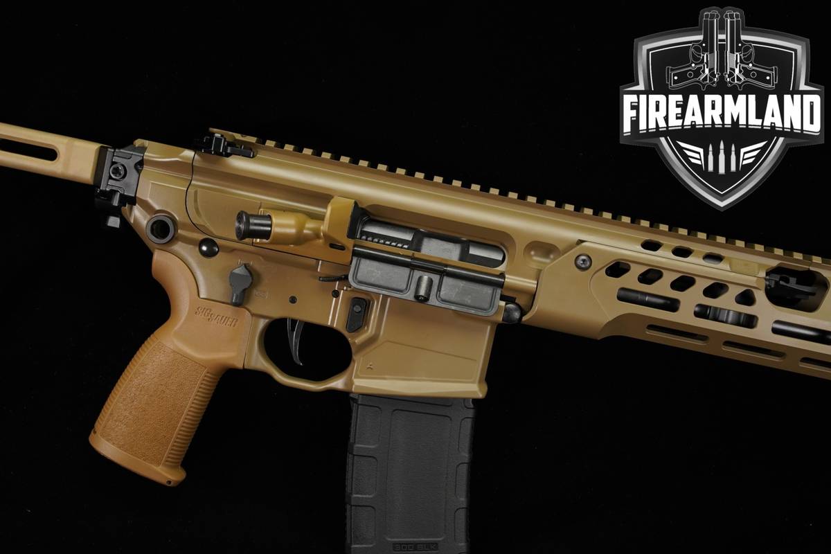 Sig Sauer MCX-SPEAR LT Pistol, IR 300 Blackout 9" FDE +4 MAGS & ORIG BOX