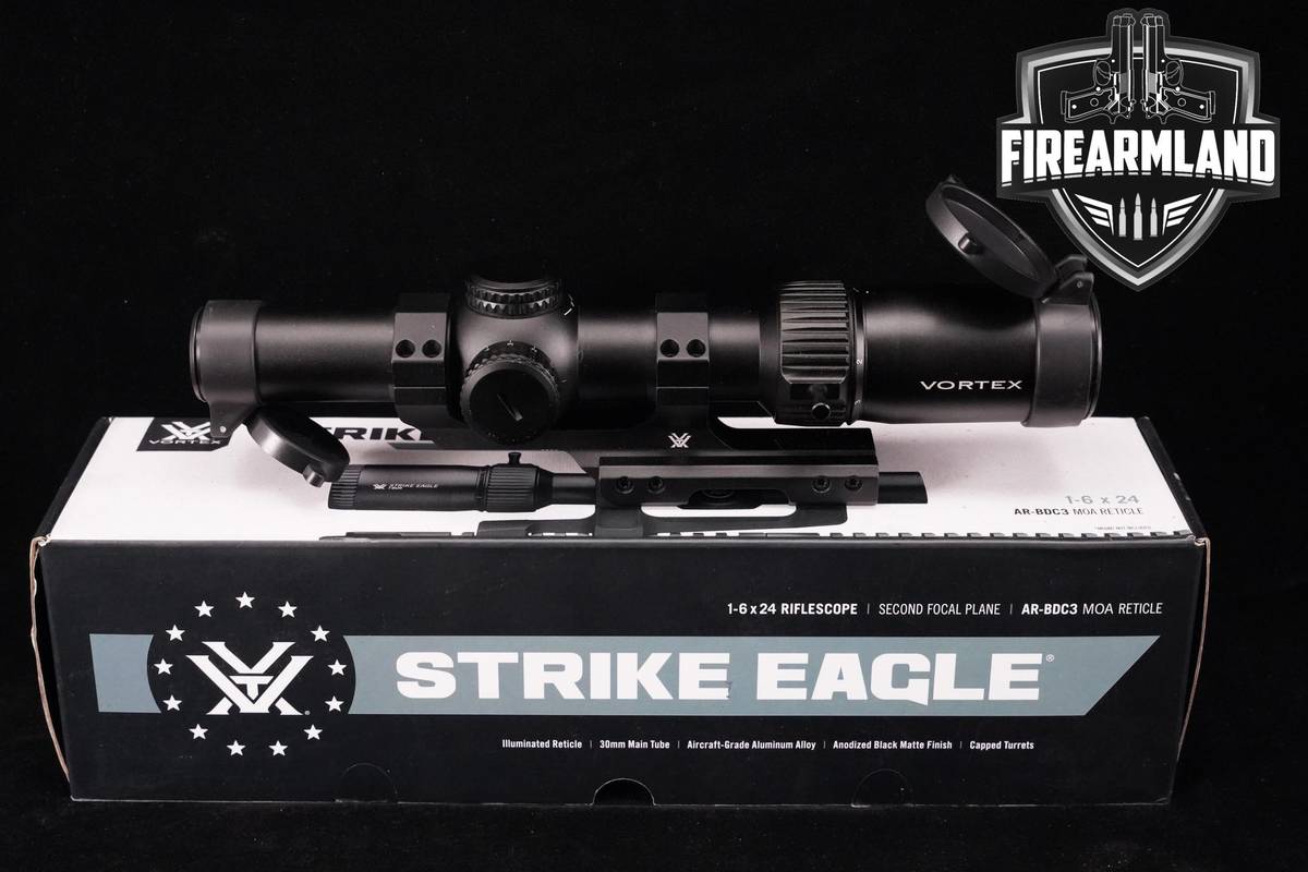 Vortex Optics Strike Eagle 1-6X24 AR-BDC3 MOA Reticle SFP +ORIG BOX