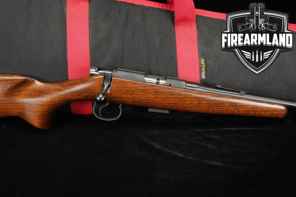 CZ 452 ZKM Scout 22LR 16.2 Blued & Beechwood CZ452 +3 MAGS, CASE