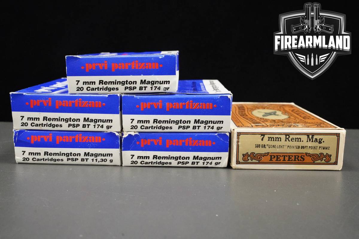 7mm Remington Magnum Ammo 7mm-Remington Magnum 120 ROUNDS