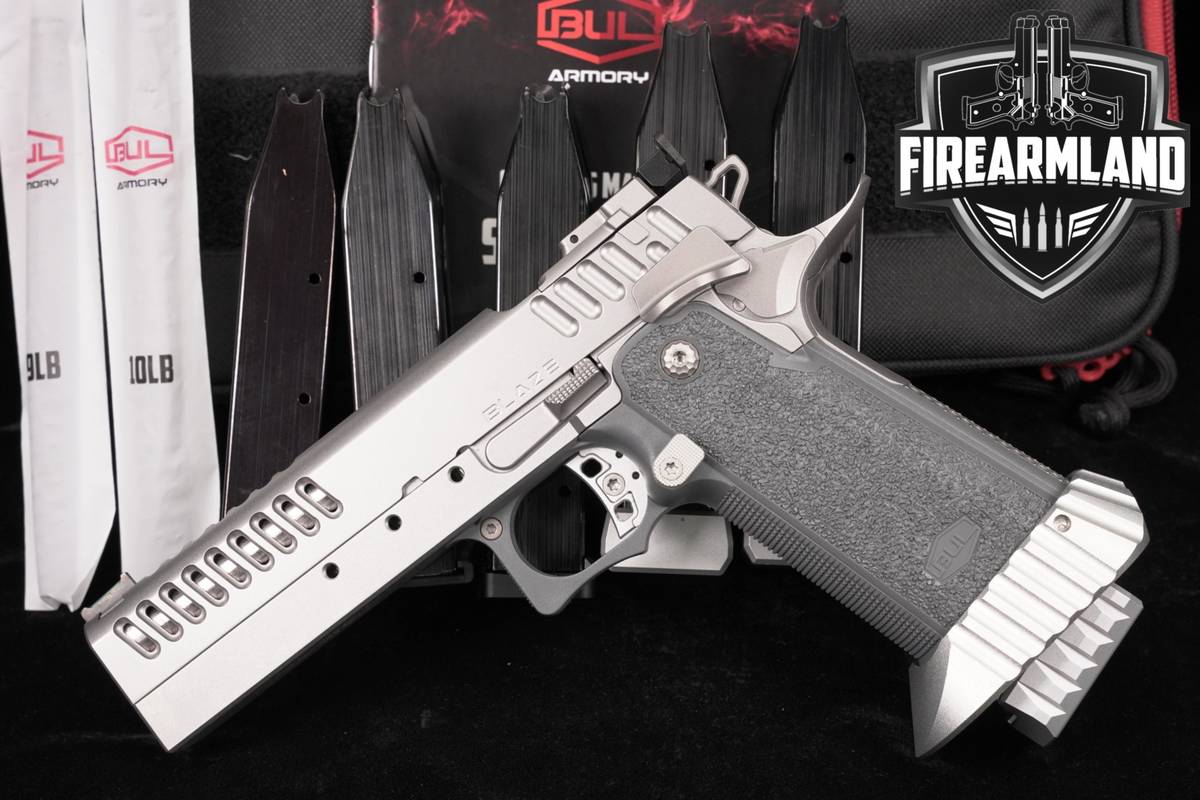BUL Armory SAS II Blaze 9mm Optics-Ready 1911 2011 +FIVE MAGS & ORIG CASE