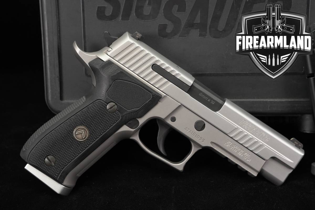 Sig Sauer P226 Elite 9mm 4.4" Stainless P 226 Pistol +2 MAGS & ORIG CASE
