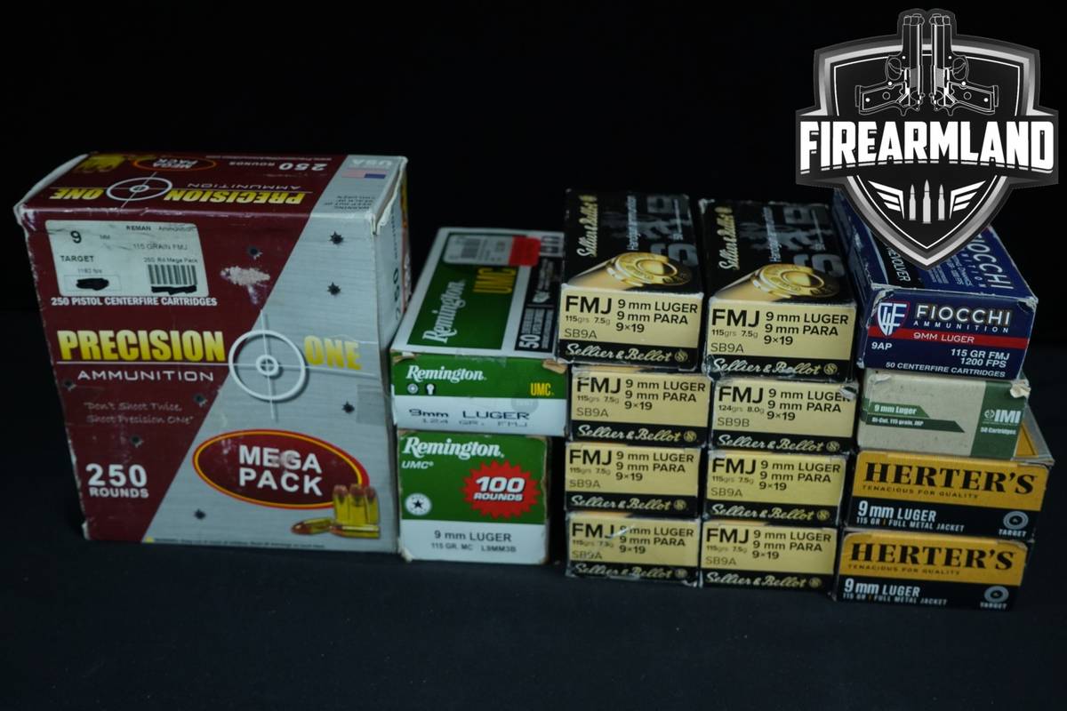1000 RDS! 9mm Ammo 9-mm Ammunition