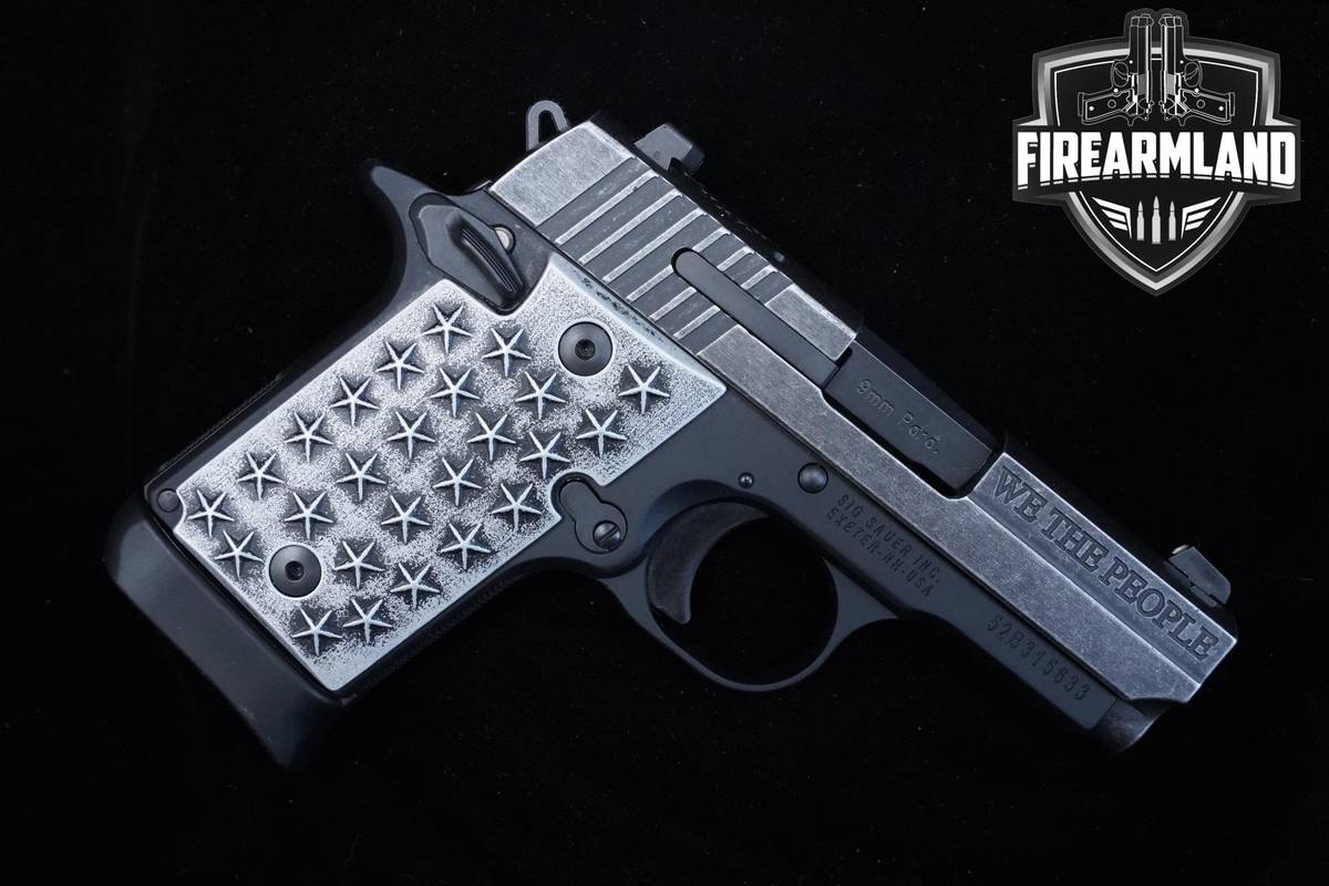 Sig Sauer P938 We The People 9mm 1911 P938 1911 P-938 +ORIG CASE