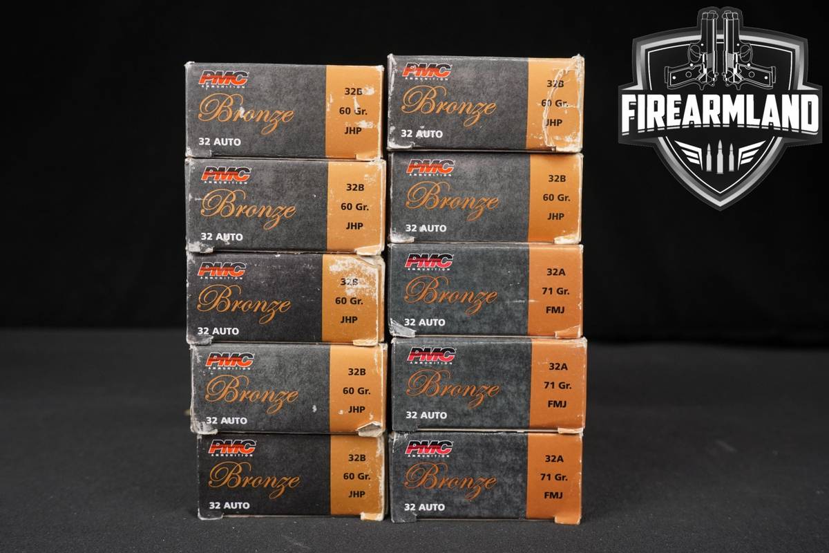 500 RDS! 32 Auto (765 Browning) Ammo Ammunition 32ACP
