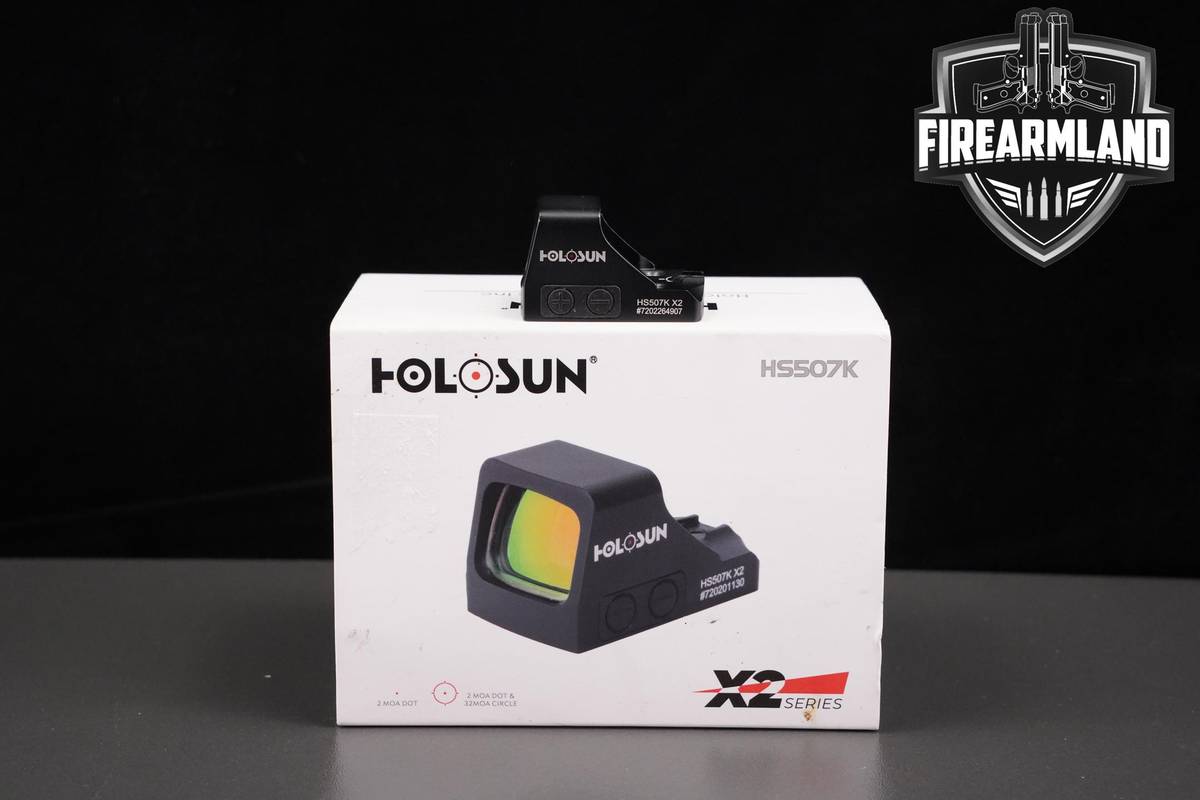 Holosun HS507K X2 Red 2 MOA Dot & 32 MOA Circle +ORIG BOX