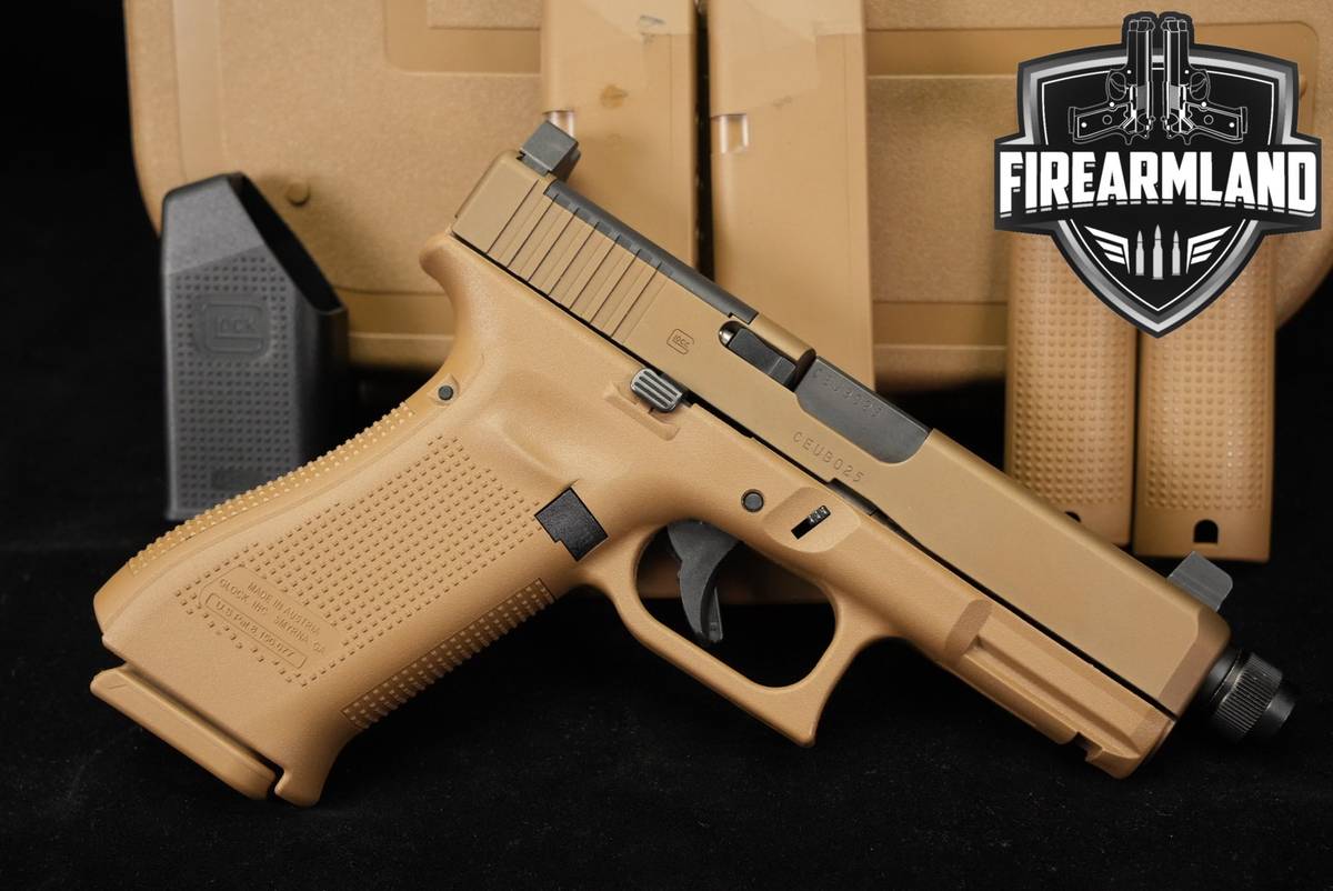 Glock 19X MOS G19X Davidson's Exclusive 9mm Coyote +3 MAGS, ORIG CASE