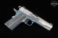 2019 Colt Government Model Competition Series, Series 70 9mm Luger Two-Tone Stainless & Blue Titanium in Very Good Condition Image 4