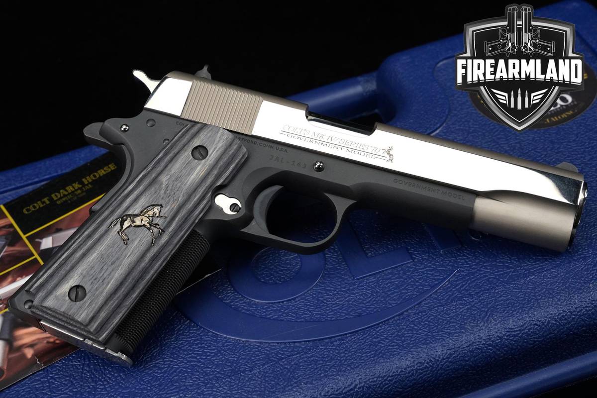EXCLUSIVE 1 OF 500 Colt Government Model Mk IV / Series 70 JAL Dark Horse