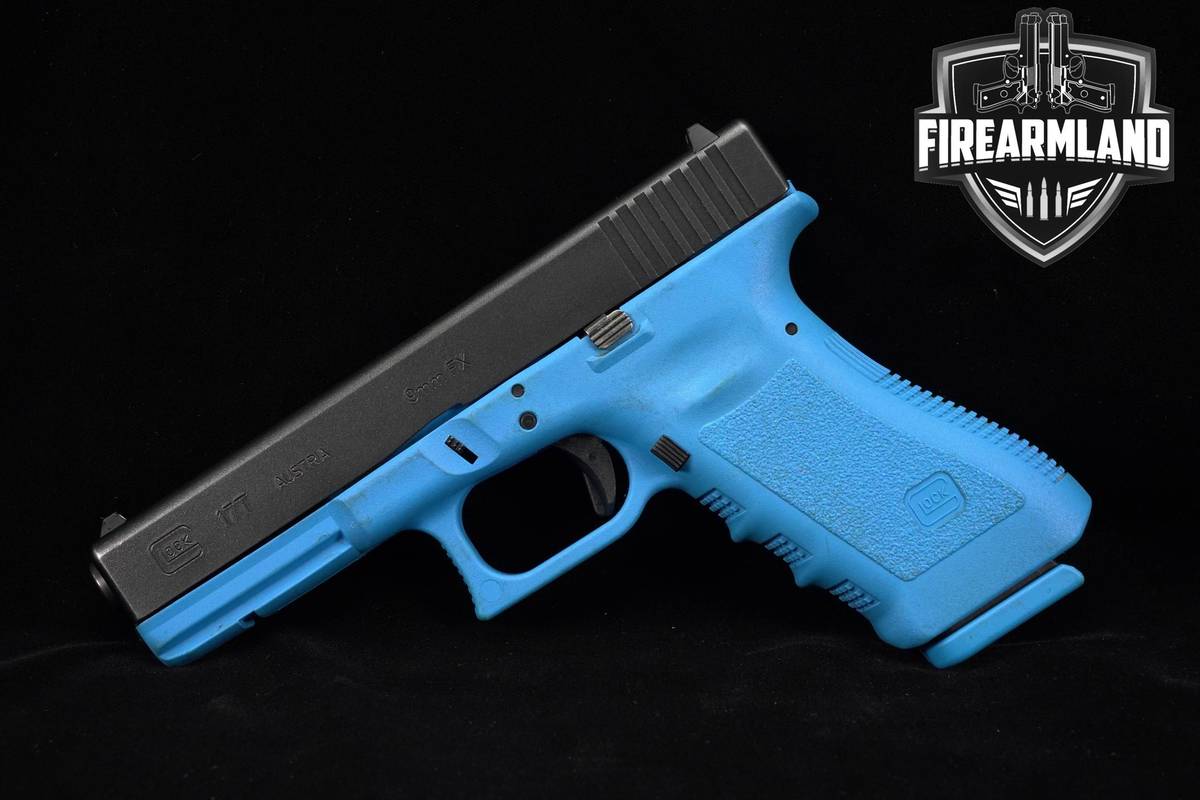TRAINER Glock 17T FX Gen 3 9mm 4.4" Black & Blue +2 MAGS & ORIG CASE