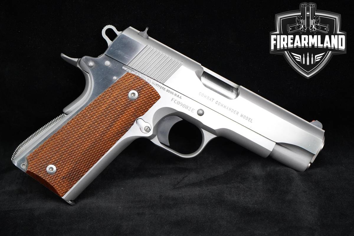 1995 Colt Combat Commander MK IV/Series 80 Enhanced 45 ACP 1911 4.25" 2MAGS