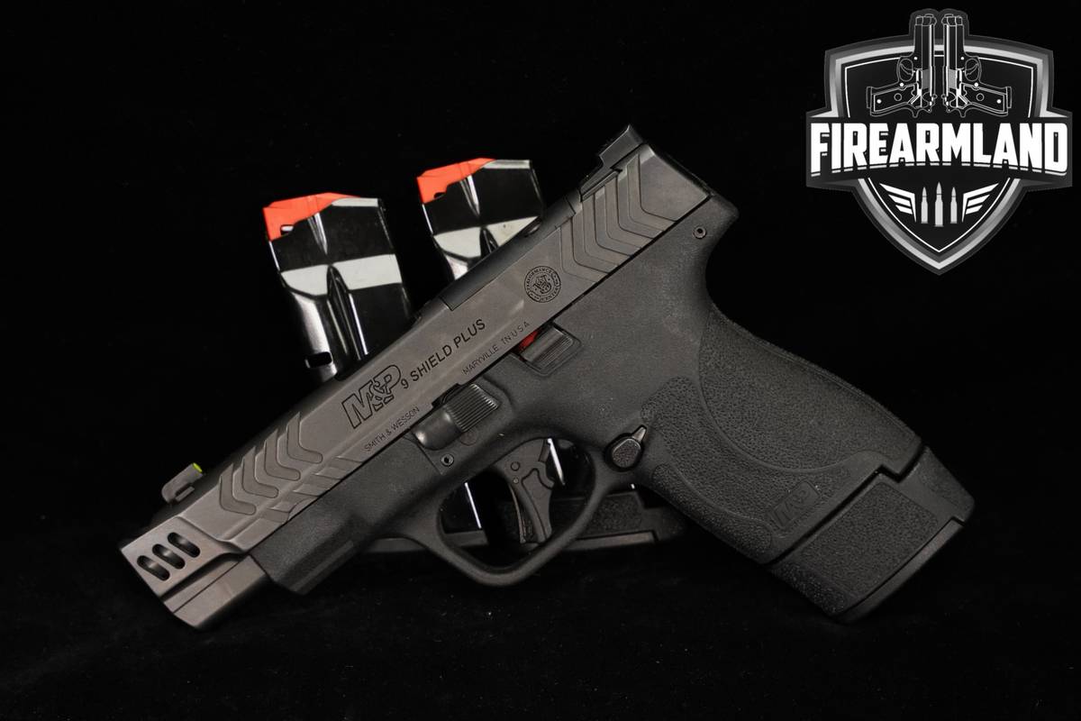 Smith & Wesson M&P9 Shield Plus PC Carry Comp 9mm S&W M&P 9 PORT +3 MAGS