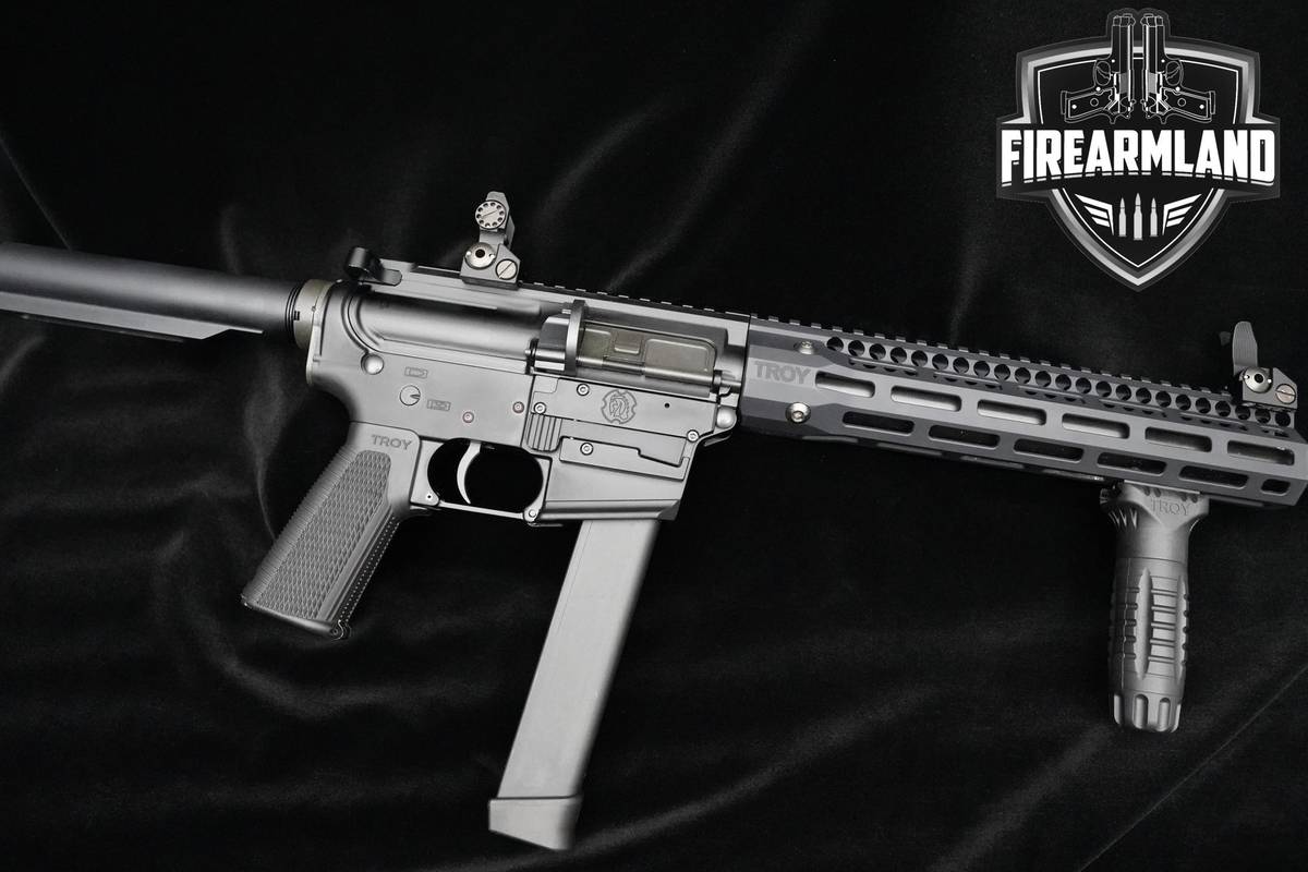 Troy Industries M5 Carbine 9mm 13" AR-9 AR Pistol THREADED AR-9 AR9 33+1