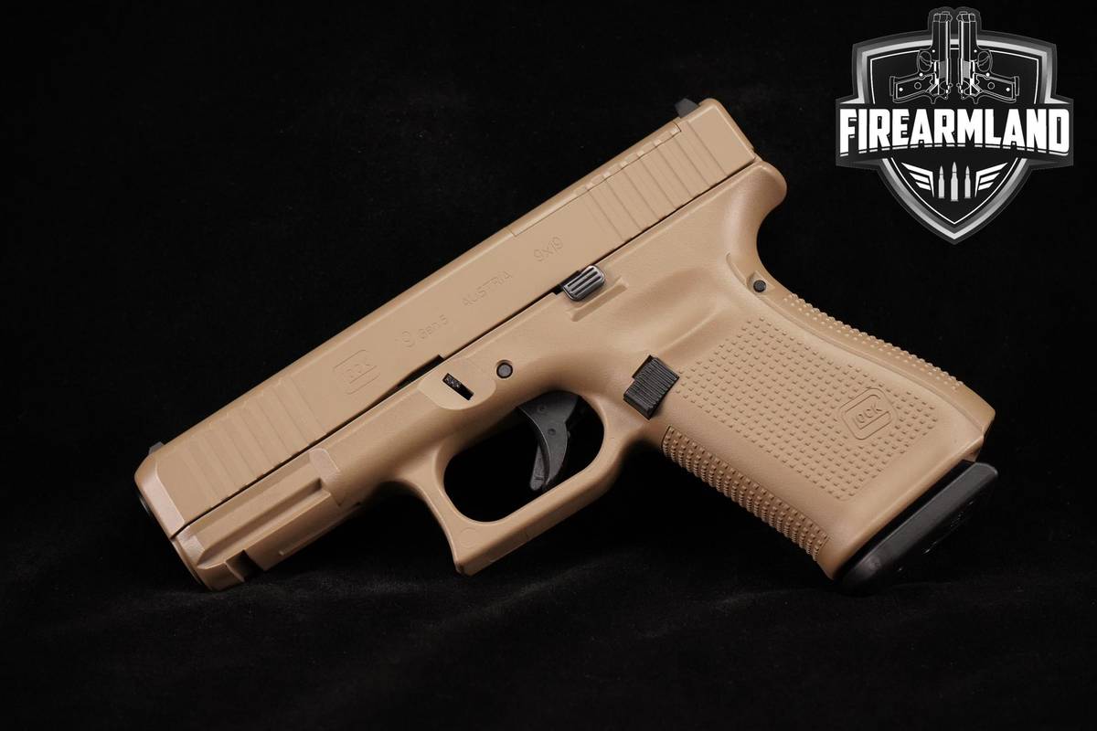 Glock 19 Gen5 MOS 9mm 4.02" FDE G19 Gen 5 +3 MAGS & ORIG CASE