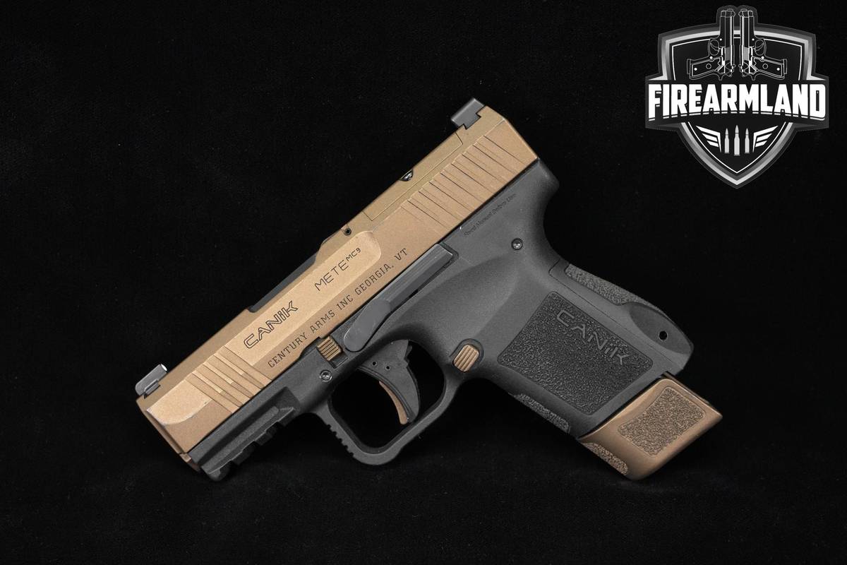 Canik Mete MC9 9mm 3.64" Two-Tone FDE MC-9 +3 MAGS, ORIG CASE & HOLSTER