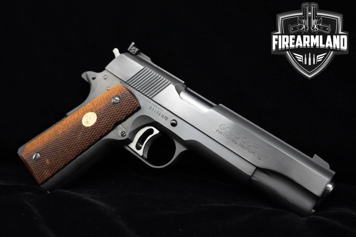 1981 Colt MK IV Series 70 Gold Cup National Match 45 ACP 1911 5" Colt