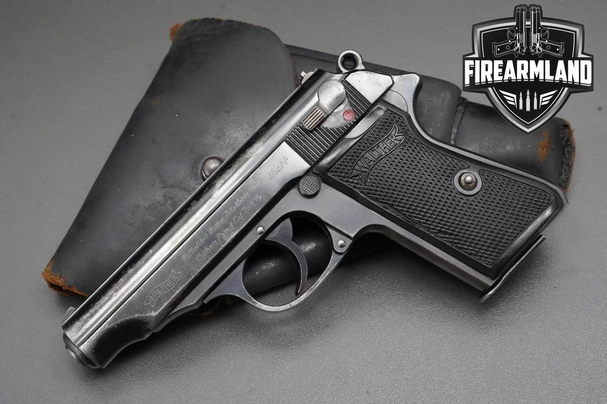 RARE! 1937 Walther Model PP RFV Marked 32 ACP Walther PP WW2 RFV DA/SA 3.9"