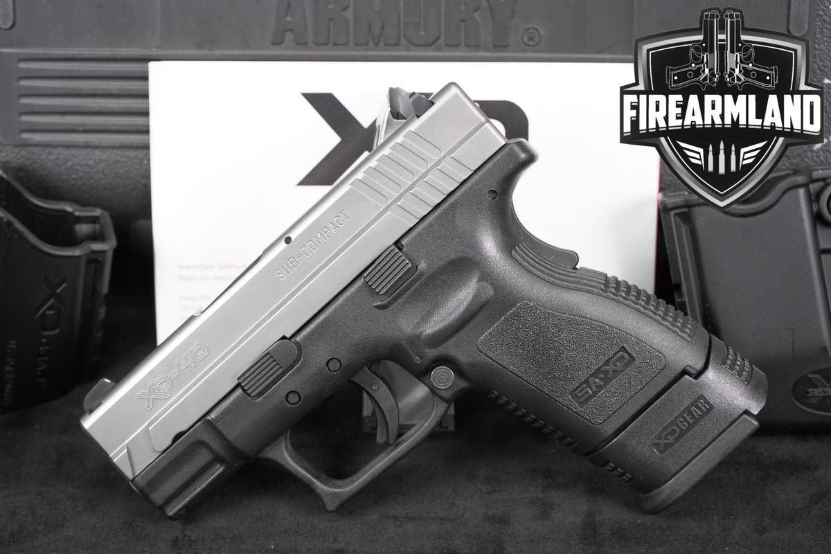Springfield Armory XD-40 Sub-Compact 40S&W +2 MAGS, ORIG CASE, ACCESSORIES