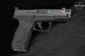 Smith & Wesson (S&W) M&P9 M2.0 Performance Center Metal Carry Comp 9mm Luger Two-Tone Black & Gray in Very Good Condition Image 4