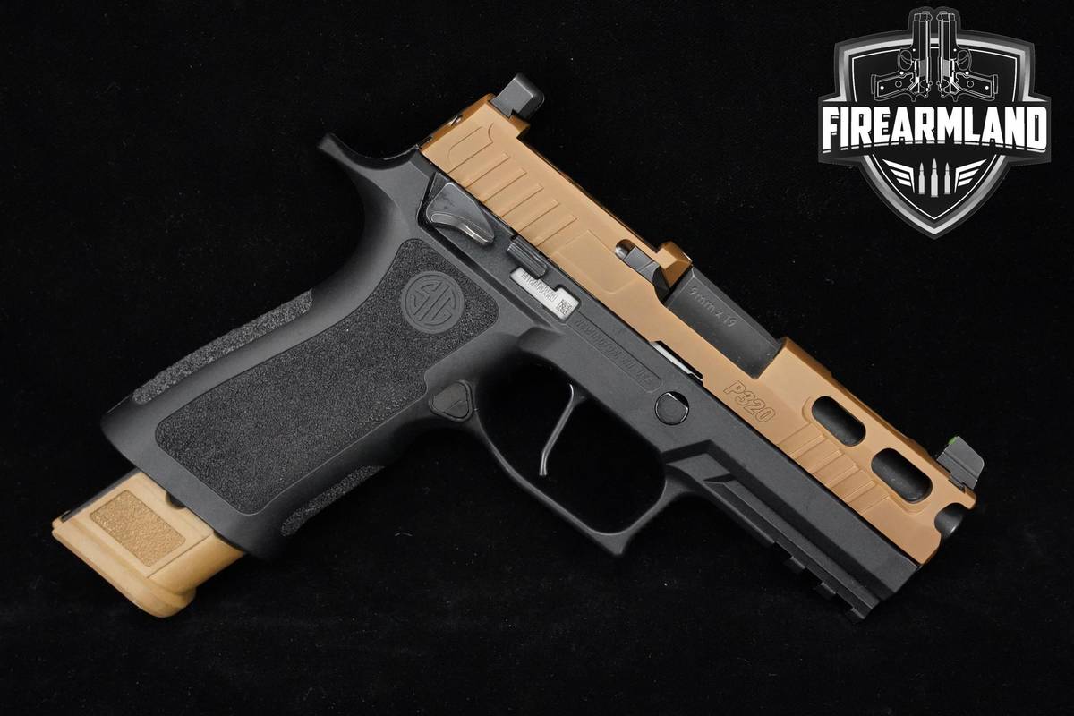 Sig Sauer P320 M18 9mm Two-Tone Sig-Sauer P320 P-320 M-18 4MAGS & ORIG CASE