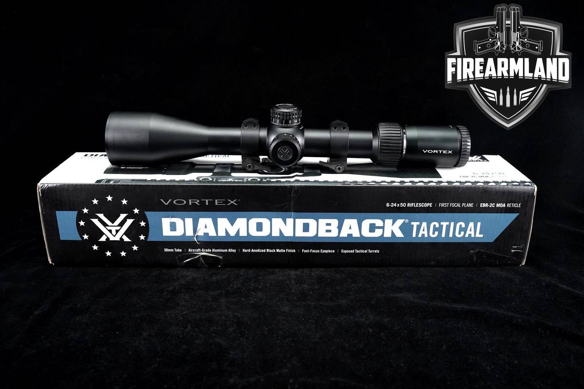 Vortex Optics Diamondback Tactical 6-24X50 EBR-2C MOA Reticle FFP ORIG BOX