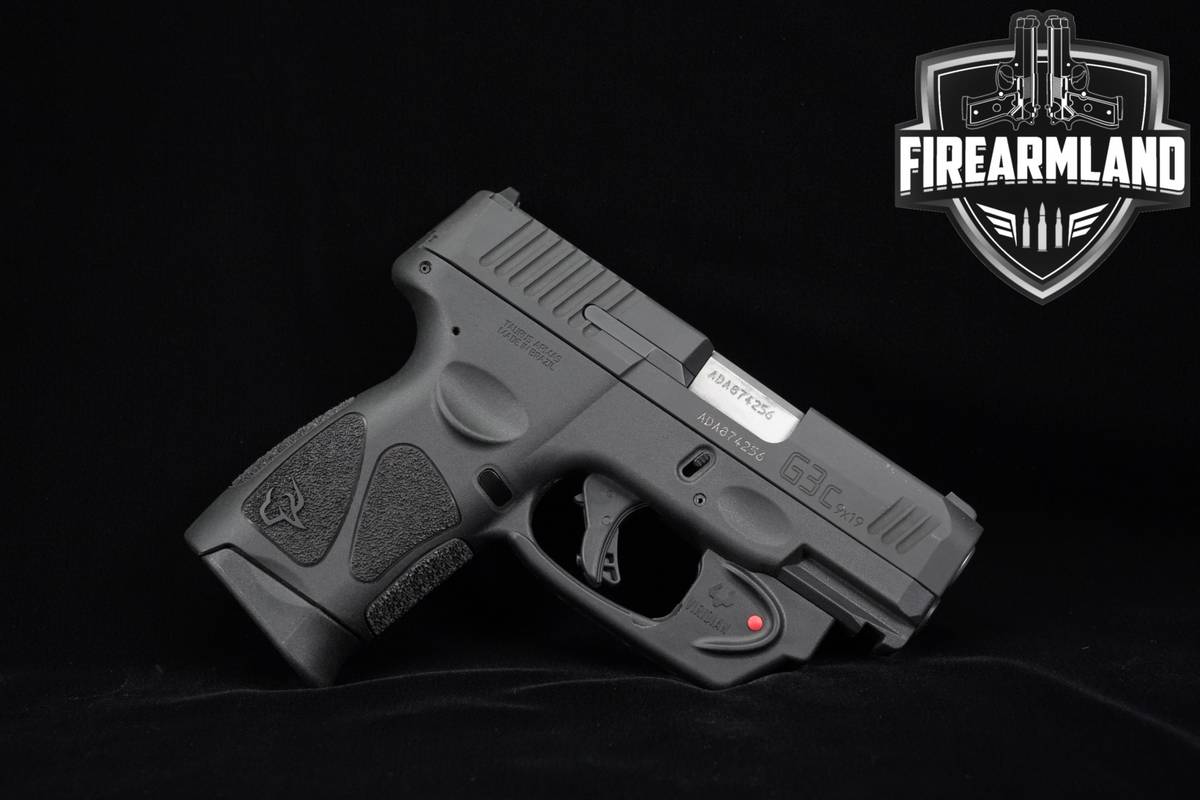Taurus G3c 9mm 3.26" G-3c G3 Compact Viridian Red Laser +4 MAGS & ORIG BOX