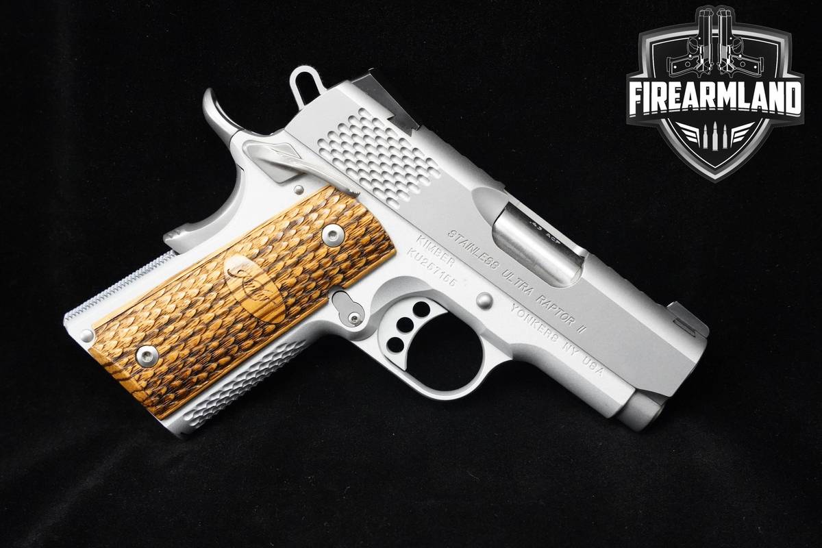 Kimber Ultra Raptor II Stainless 1911-A1 45 ACP 1911 3" Kimber +ORIG CASE