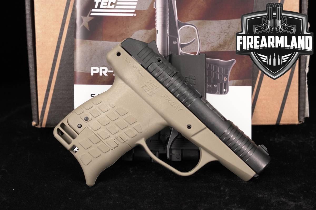 Kel-Tec PR-3AT 380 ACP 2.7" Two-Tone Black & Tan KelTec PR3AT +ORIG BOX