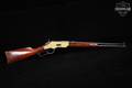 A. Uberti Model 1866 Carbine .45 Colt Polished Brass & Walnut in Very Good Condition Image 3