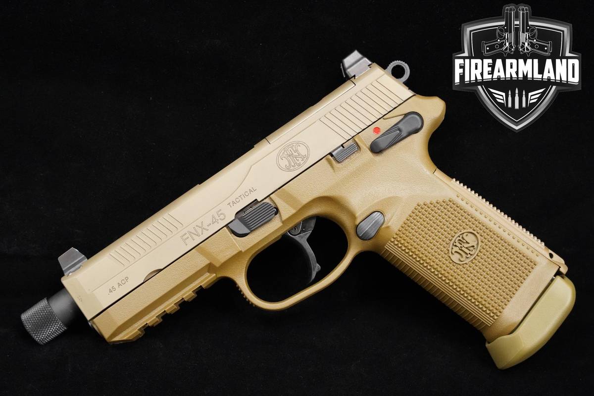 FN FNX-45 Tactical 45 ACP FDE FNX-45 FNX45 +6 MAGS & ORIG CASE