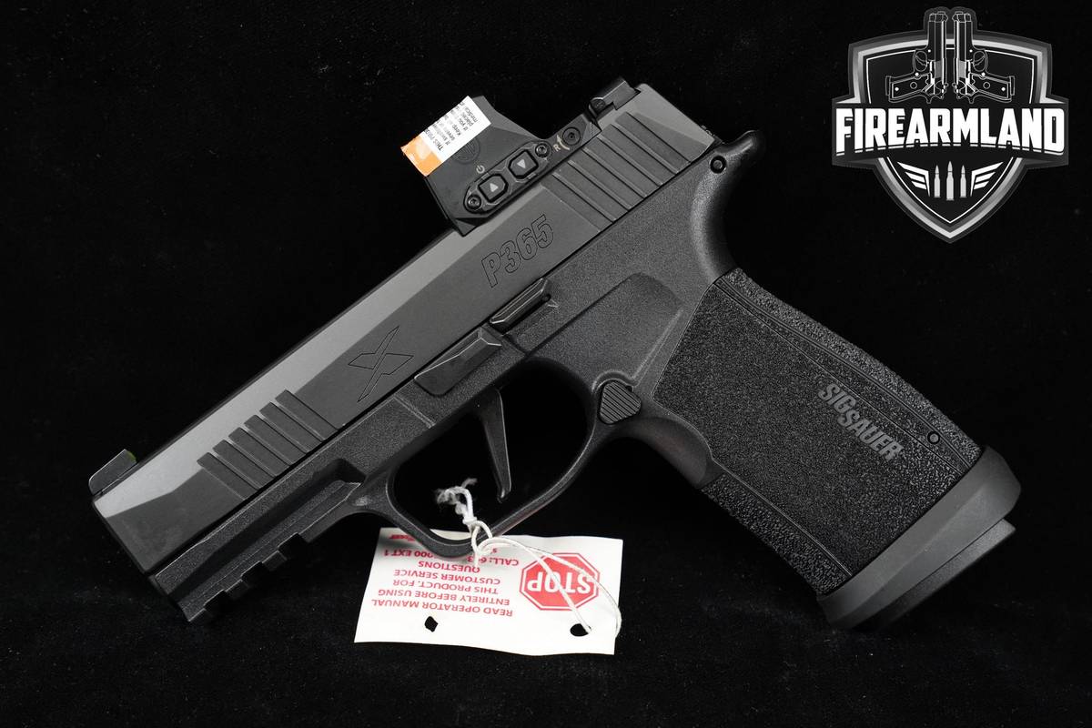LE OVERRUN Sig Sauer P365 XMacro Agency Vault ROMEO-X 9mm 3.7" +OPTIC