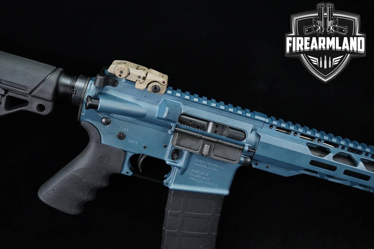 BLUE CERAKOTE Radical Firearms RF-15 223 Rem AR15 16" AR +6 MAGS