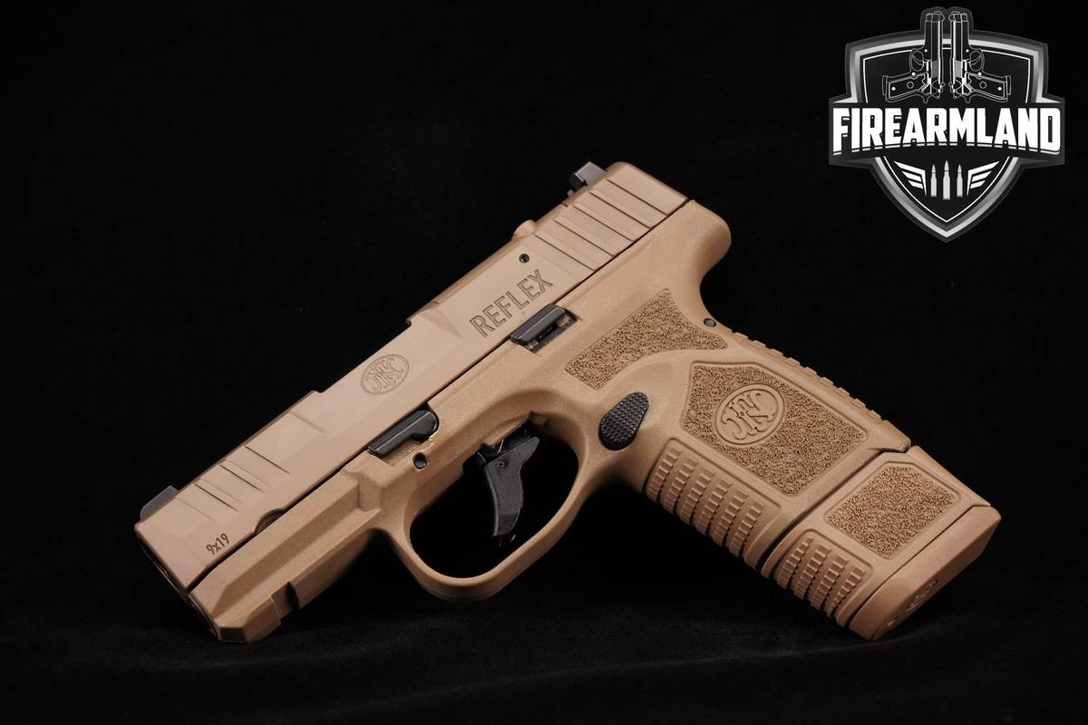 FN Herstal (FNH) Reflex MRD 9mm 3.3" FDE FN-Reflex +2 MAGS & ORIG BOX