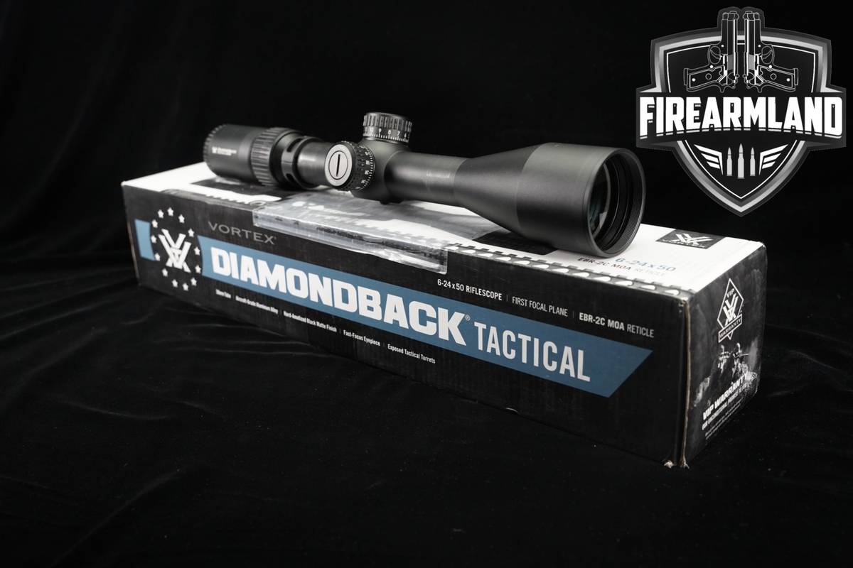 Vortex Optics Diamondback Tactical 6-24x50 FFP EBR-2C Reticle MOA 30mm Tube