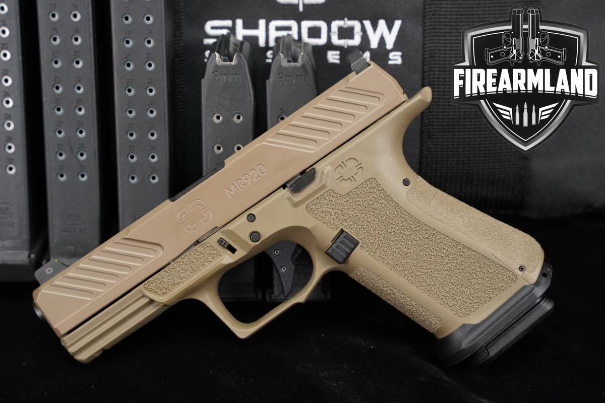 Shadow Systems MR920 Combat 9mm MR-920 4" Tan +6 MAGS & ORIG CASE